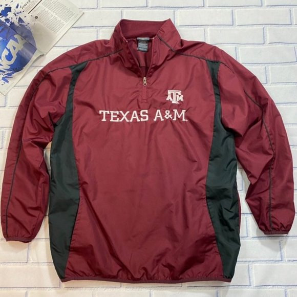 Pro Edge Other - Pro Edge Texas A&M Pullover Jacket Windbreaker